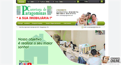 Desktop Screenshot of corretoraparagominas.com.br